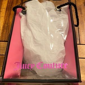 Clear Plastic Juicy Couture bag